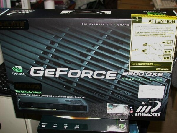 「Inno3D GeForce 9800GX2 OC 1GB DDR3 PCI-E」