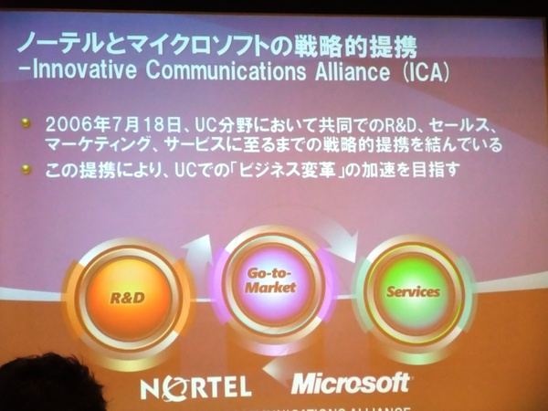 ノーテルとマイクロソフトの提携