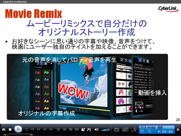 「Movie Remix」の作成イメージ