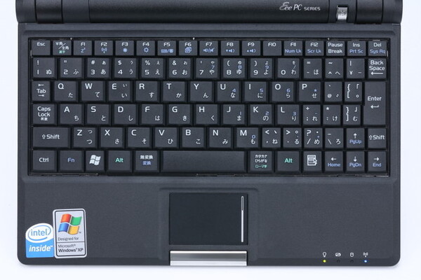 Eee PC 4Gのキーボード