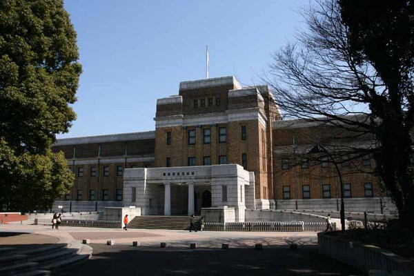 国立科学博物館上野本館の外観。零戦は日本館の中で常設展示されている。