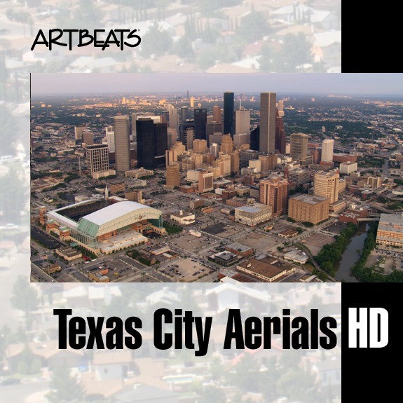  テキサスシティの空撮 HD