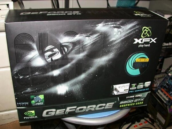 「GeForce9800GTX 512MB DDR3 Black Edition」