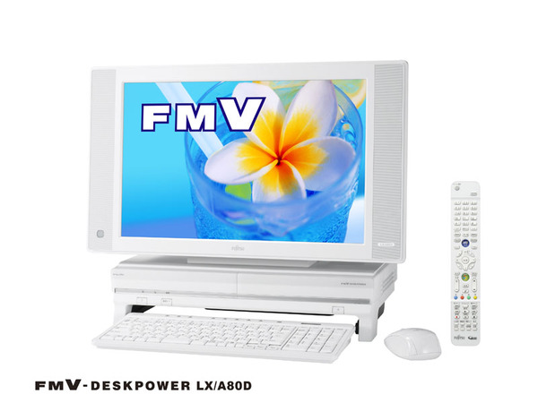 「FMV-DESKPOWER LX A80D」。CPUはCore 2 Duo E4600(2.40GHz)、メモリーは2GB，HDDは320GBを搭載する