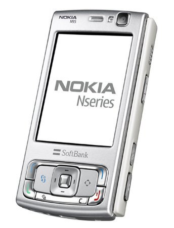Symbian OSを採用した「Nokia N95」。ソフトバンクモバイルから「X02NK」として発売されている