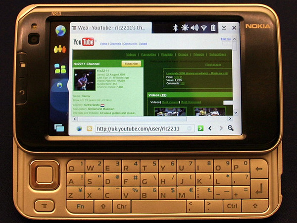 Nokia社のスマートフォン「N810」