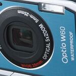 PENTAX Optio W80 ブルー ASCII.jp：水深5mで2時間使える「PENTAX Optio W80」登場