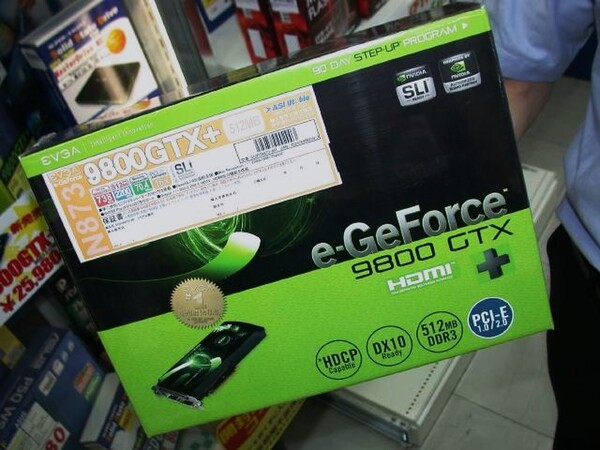 「e-GeForce 9800GTX+ 512MB」