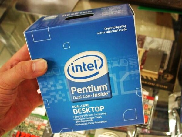 Pentium Dual-Coreのボックスパッケージ
