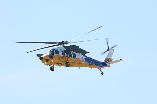 UH-60J救難ヘリコプター