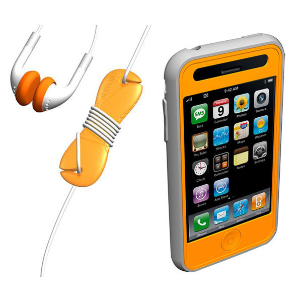 Sumajin Loop Sports Silicon Case for iPhone 3G Starter Kit Orange