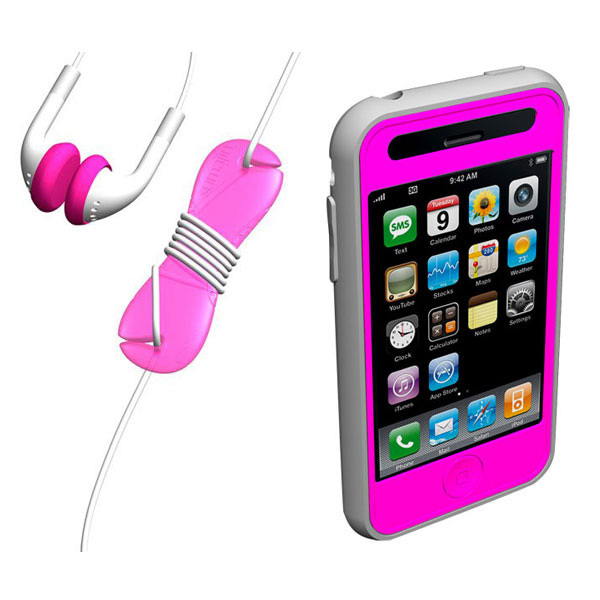 Sumajin Loop Sports Silicon Case for iPhone 3G Starter Kit Pink