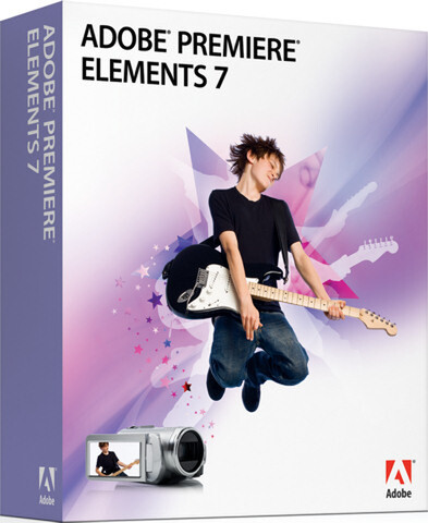 Adobe Premiere Elements 7 日本語版のパッケージ