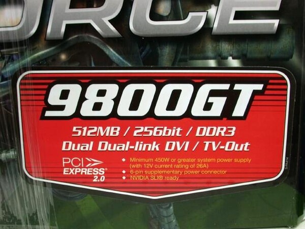 「GeForce 9800GT」