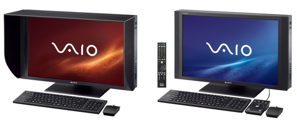 VGC-RT50 フォトエディション(左)と、VGC-RT70D ビデオエディション