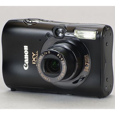 Canon IXY DIGITAL 3000 IS ブラック イクシー デジカメ 商品サイズ 