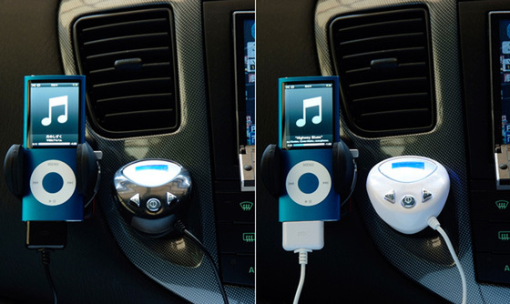 FM Transmitter ＆ Carcharger for iPod