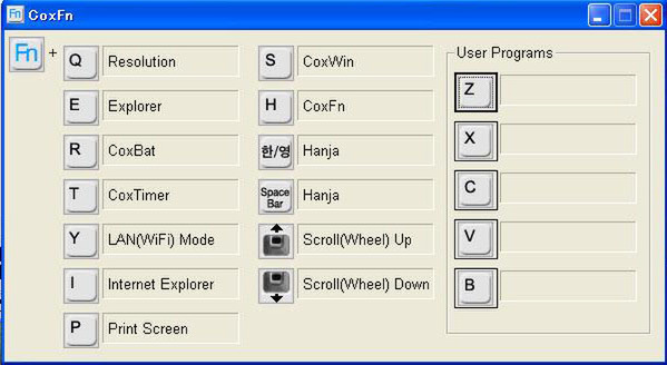 「PrintScreen」キーは「Fn」＋「P」キーとの組み合わせで利用できる