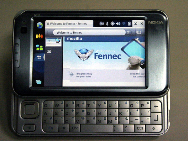 Nokiaのスマートフォンで動く「Fennec」