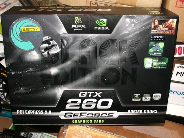 「GeForce 260 GTX 896MB DDR3 Black」