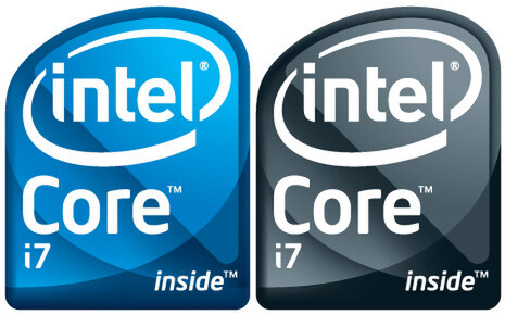 Core i7（左）とCore i7 Extremeのロゴマーク