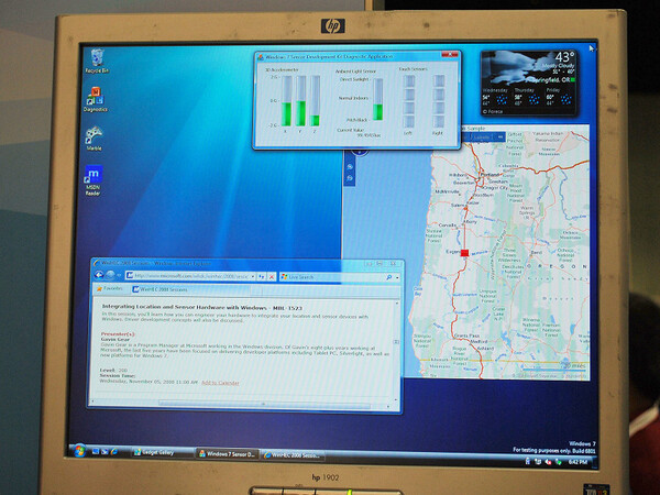 Windows 7のセンサーAPIを使えば、GPSで現在地の緯度／経度を取得できる