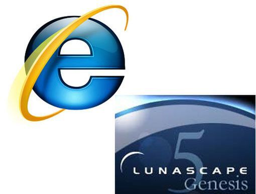 IE8 vs Lunascape5 RC速度対決