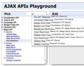 Google AJAX API Playground
