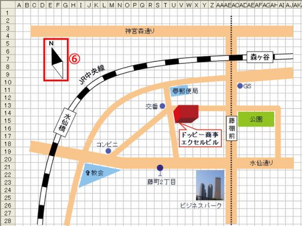 Ascii Jp Excel技を駆使した本格地図 立体建物や写真で仕上げ 後編 5 6