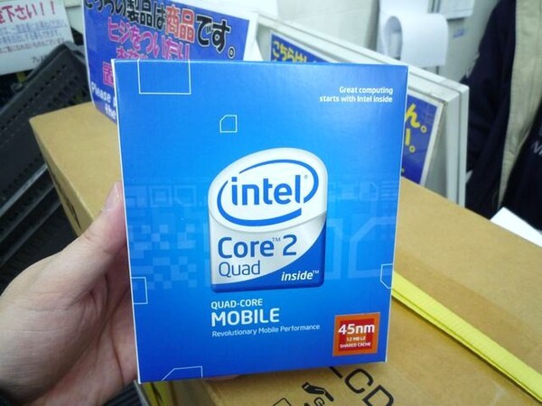 モバイル向け初のクアッドコアCPU「Core 2 Quad Q9000」