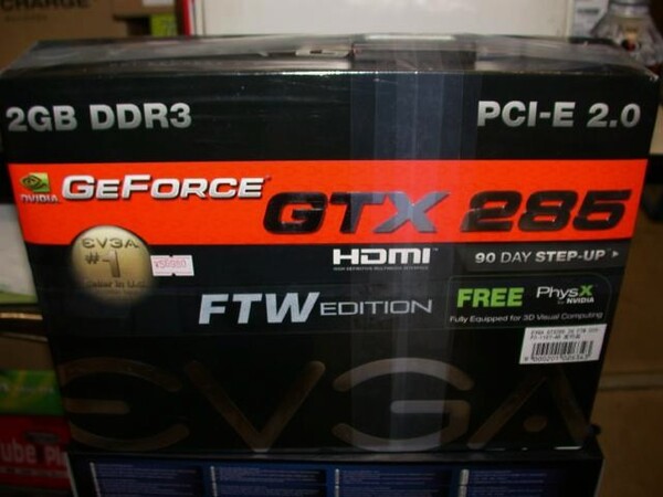 「GeForce GTX 285 2GB FTW」