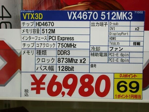 「VX4670 512MK3」