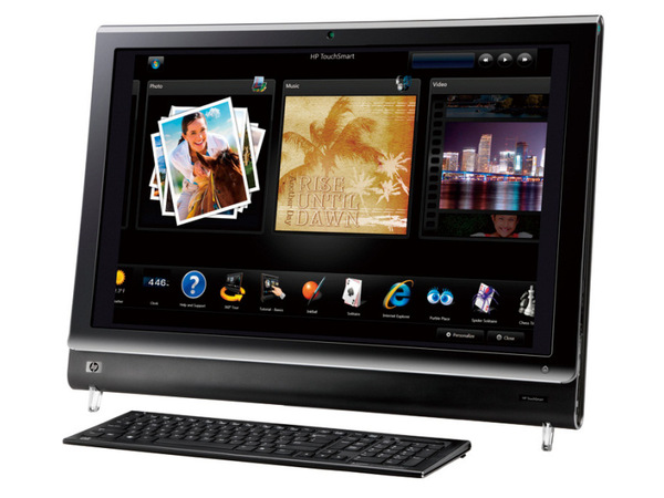 タッチ操作の添付ソフトが改良された「HP TouchSmart PC IQ500」シリーズ