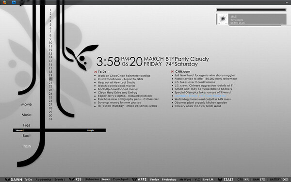 Ascii Jp カッコいいメーターでデスクトップを彩る Rainmeter 2 2