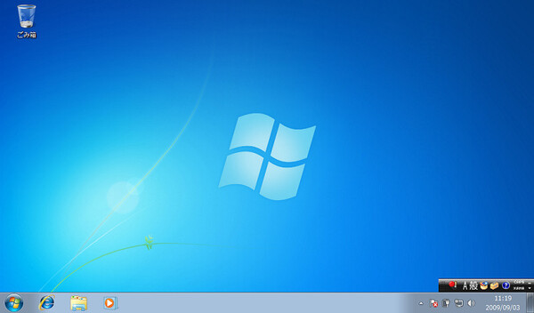 実際にネットブック上で動作させた「Windows 7 Starter」