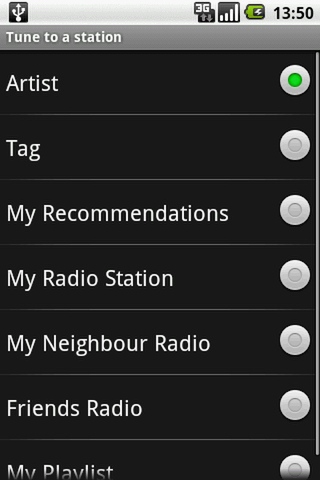 aLast.FM Playerの画面1
