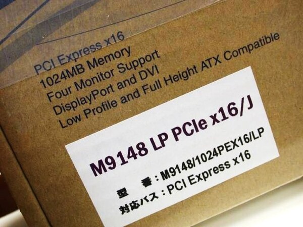 MATROX M9148 LP PCI e 16 DisplayPort 4画面
