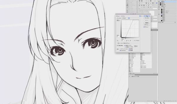 Ascii Jp プロの犯行現場 Photoshopで水着美女を描く 線画編 4 5