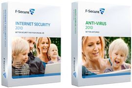 エフセキュア インターネットセキュリティ 2010のパッケージ