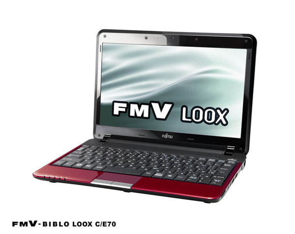 「FMV-BIBLO LOOX C」。本体サイズは幅285×奥行き209×高さ30.2（最薄部は26.4）mm、重量は約1.6kg