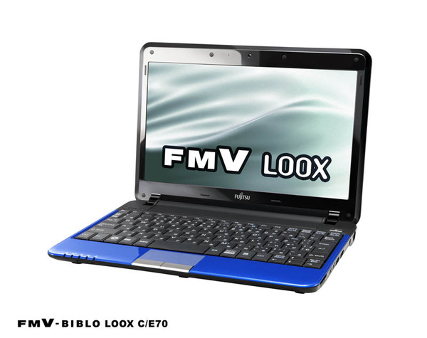 「FMV-BIBLO LOOX C/E70」のルビーレッドモデル