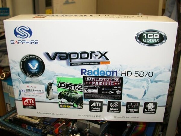 「SAPPHIRE Vapor-X HD5870 1GB GDDR5 PCIE」