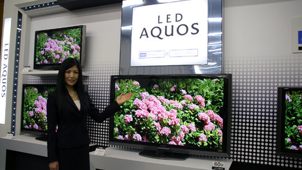2009年9月に発表された「LED AQUOS」