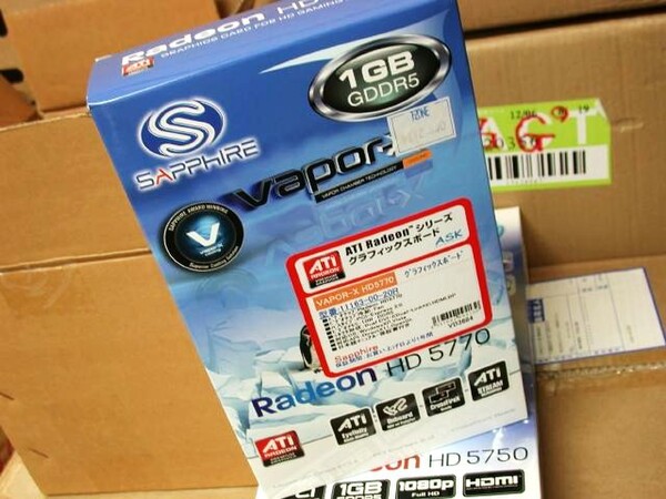 「VAPOR-X HD5770 1G GDDR5 PCIE DUAL-DVI-I/HDMI/DP BOX」