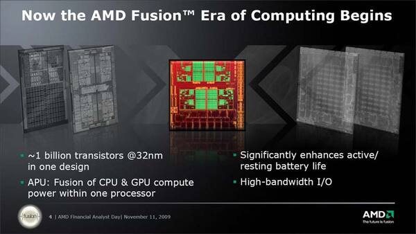 GPU統合型CPU「Fusion」の概念
