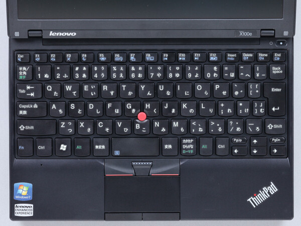 X100eのキーボード