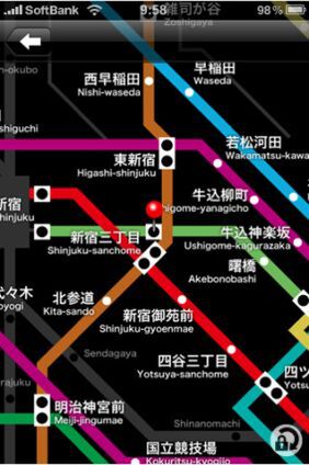 Japan Subway Route Map 