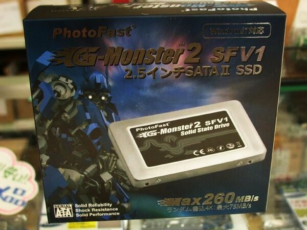 「G-Monster2 SFV1 2.5インチSATAII SSD」