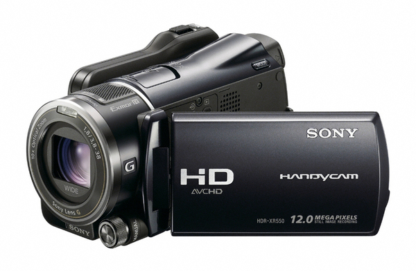 HDR-CX550Vと同等の機能を持つ内蔵HDDモデル「HDR-XR550V」