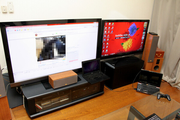 Ascii Jp リビングの大画面テレビをpcディスプレーにする技 1 3